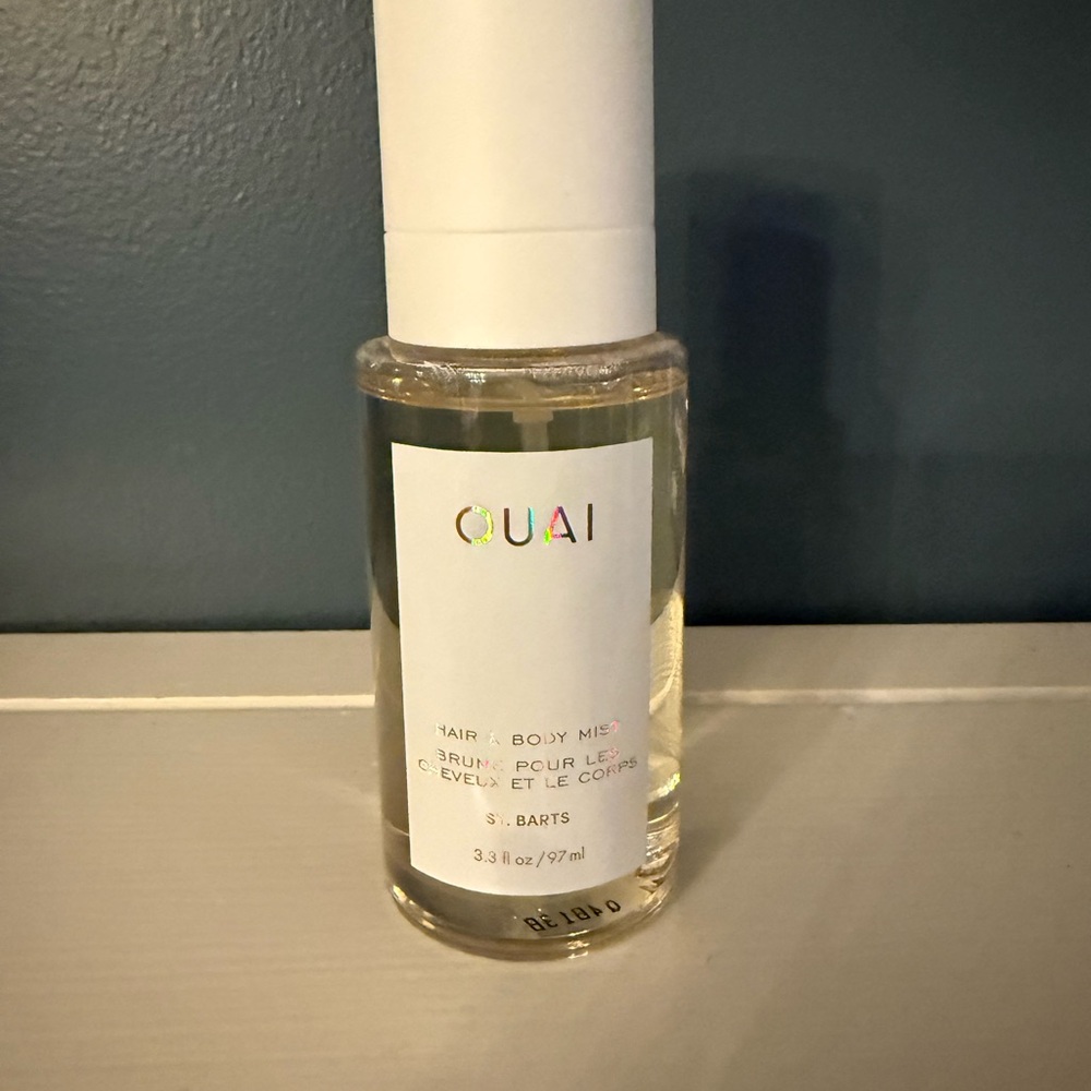 OUAI St. Barts Hair & Body Mist with White Cap